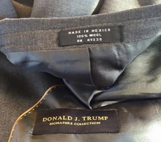 Trump tiene una marca de ropa masculina